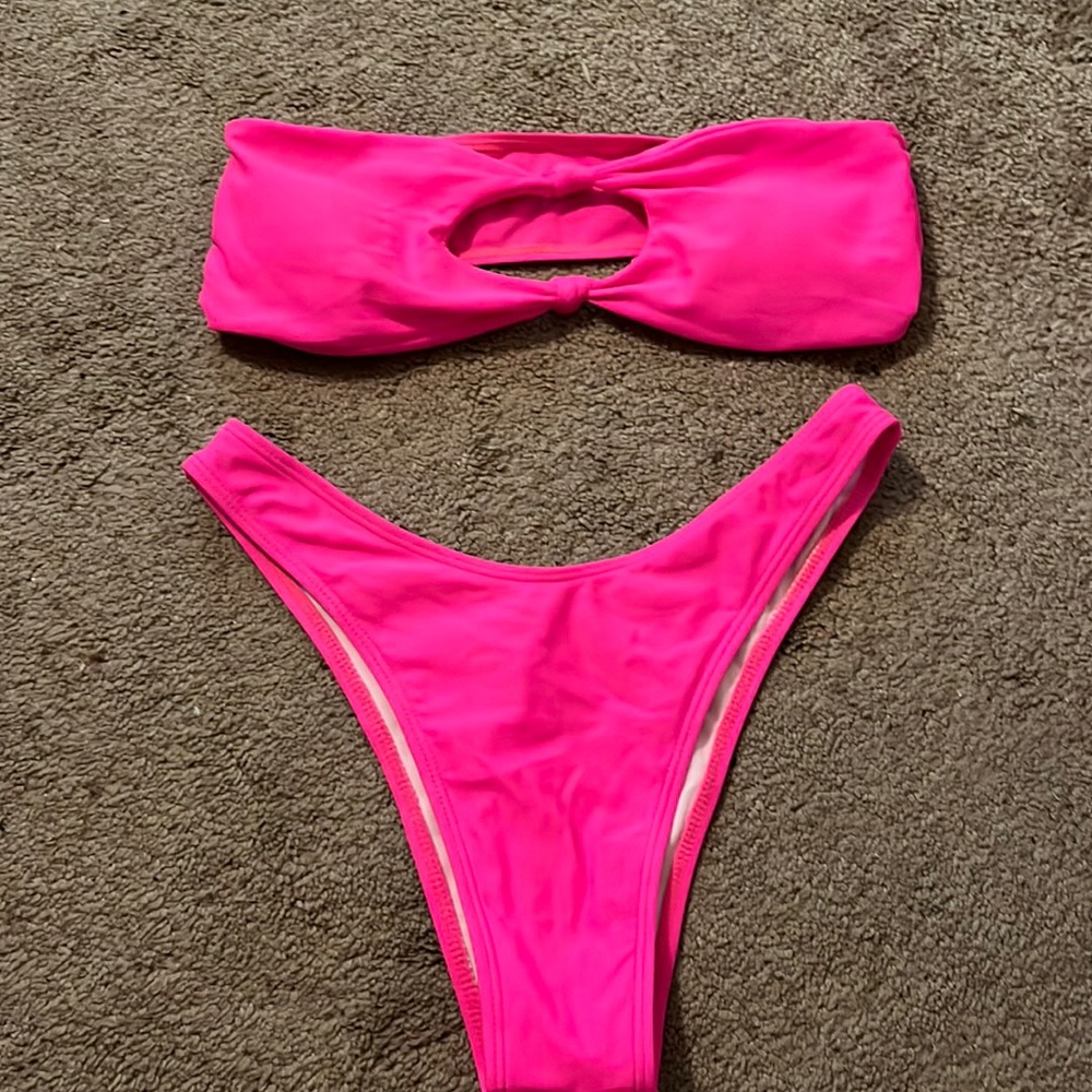 Pink bikini